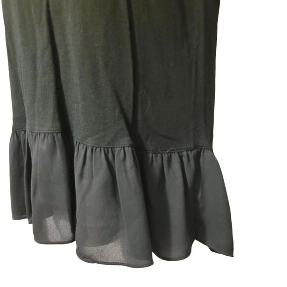 2/$20 Ann Taylor Loft Plain Black Blouse Top Size: Small - Picture 3 of 5